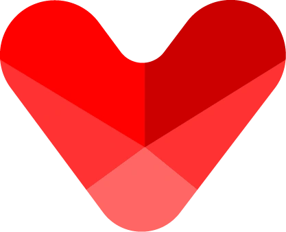Herz-Symbol der VR-Firma SlickComm